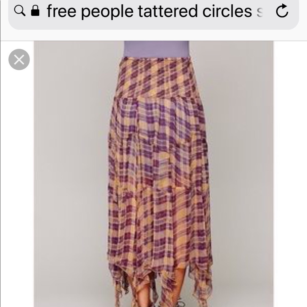 ISO free people tattered circles skirt large